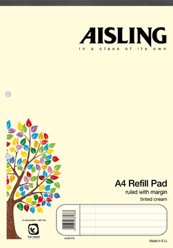 Aisling Refil Pad AHACFM Cream A4 50 leaf