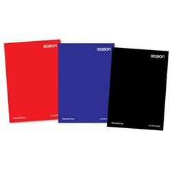 Eason 144page A4 70gsm Hardback (Black/Blue/Red)