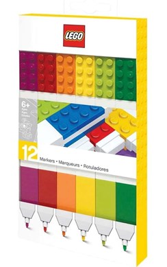 Lego Markers - 12 Pcs