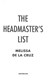 Headmasters List P/B by Melissa De la Cruz