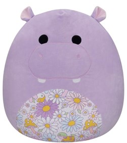 Squishmallows 20" Hanna - Purple Hippo W/Floral Belly