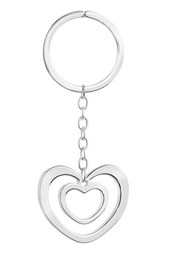 Newbridge Silver Double Heart  Keyring