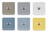 Tipperary Crystal Bees Coasters Set of 6
