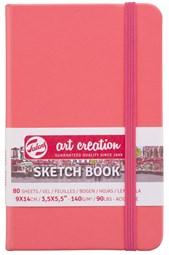 Royal Talens Art Creation Sketchbook Coral Red 9 x 14 cm