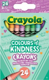 Crayola 24 Colours of Kindness Crayons