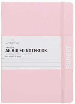 WHS Mod A5 Ruled Soft Sorbet Notebook