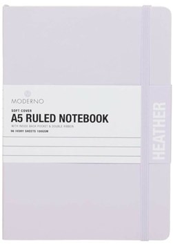 WHS Mod A5 Ruled Soft Heather Notebook