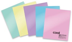Eason 120page A4 Cool PP Cover Book Pastel Colours