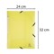 Exacompta Folder 3F Elas PP A4 Chrom Pastel Yellow