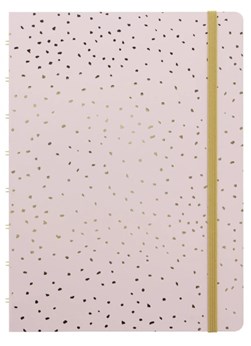 Filofax A5 Confetti Notebook Rose Quartz