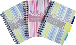 Pukka Project Book A5 Pink/Blue Assort