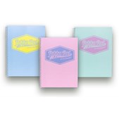Pukka Pastel Jotta Notepad Pack of 3 A4 Assorted Colours