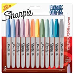 Sharpie Mystic Gems Permanent Markers Pack of 12