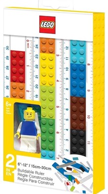 Lego Convertible Ruler with Minifigure