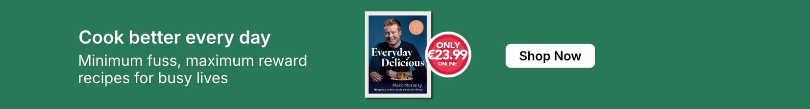 Banner for Everyday Delicious book by Mark Moriarty