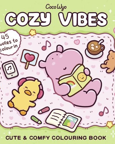 Cozy Vibes Colouring Book