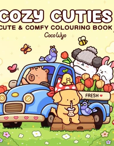 Cozy Cuties Colouring Book