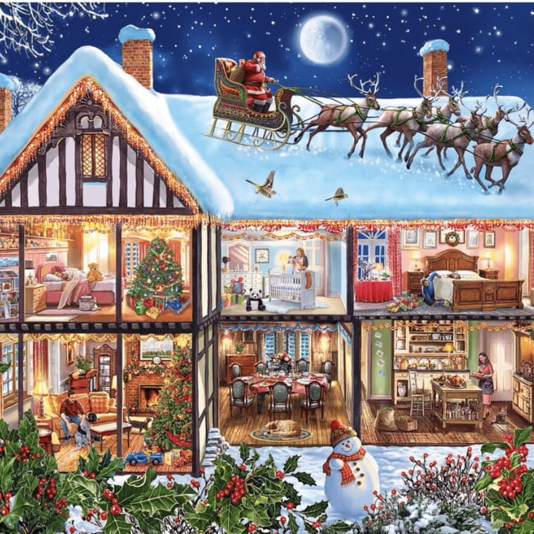 Ravensburger Christmas at Home Jigsaw Puzzle - 100 Pieces