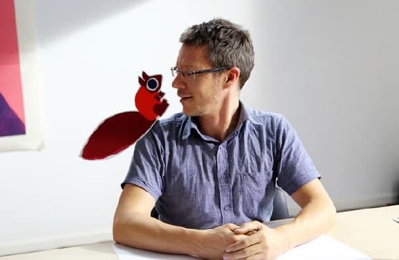 Photograph of Chris Haughton, Irish author & illustrator of children's books
