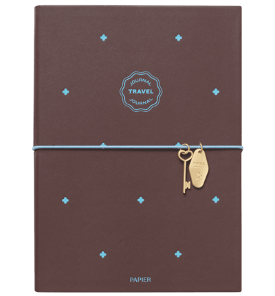 Papier Travel Stamp PU Travel Journal
