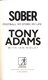 Sober by Tony Adams