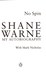 No spin by Shane Warne