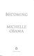 Becoming P/B by Michelle Obama