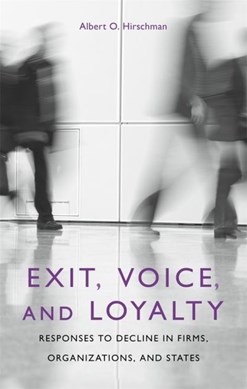 Exit, voice, and loyalty by Albert O. Hirschman