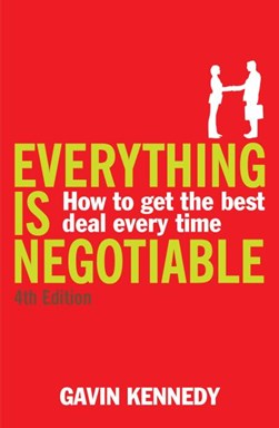 Everything is negotiable by Gavin Kennedy