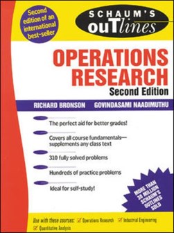 Schaum's outline of theory and problems of operations resear by Richard Bronson