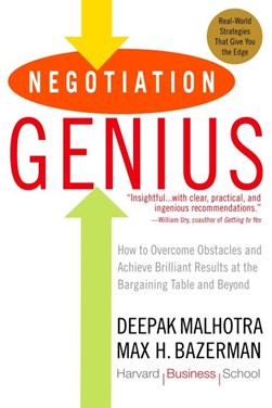 Negotiation genius by Deepak Malhotra