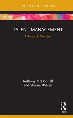 Talent management by Anthony McDonnell