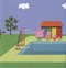 Peppa Pig Peppa Goes Swimming  P/B by Neville Astley