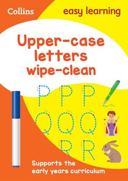 Upper Case Letters Age 3-5 Wipe Clean Activity Book by Collins Easy Learning