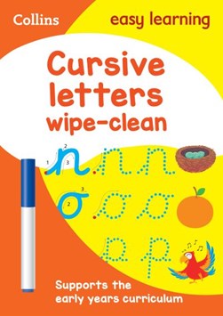 Cursive Letters Age 3-5 Wipe Clean Activity Book by Collins Easy Learning