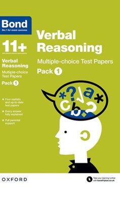 Verbal reasoning. Pack 1 Multiple choice test papers by Frances Down