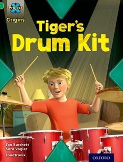Tiger's drum kit by Jan Burchett