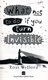 What not to do if you turn invisible by Ross Welford
