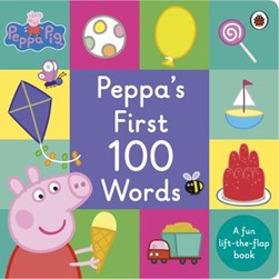 Peppa Pig Peppas First 100 Words Board Book by Lauren Holowaty