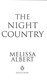 Night Country P/B by Melissa Albert