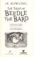 Tales Of Beedle The Bard H/B by J. K. Rowling