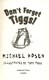 Don't forget Tiggs! by Michael Rosen