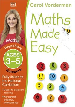 Maths Made Easy Numbers Preschool Ages 3-5 P/B by Carol Vorderman