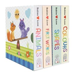 Babies Love Lift a Flap 4 book box set by Cottage Door Press