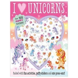 I Love Unicorns Puffy Sticker Activity by 
