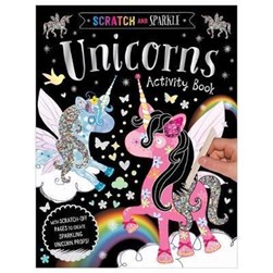 Scratch and Sparkle Unicorns Activity Book by Lara Ede