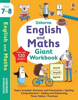 Usborne English and Maths Giant Workbook 7-8 by Elisa Paganelli