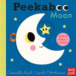 Peekaboo moon by Camilla Reid