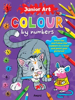 Junior Art Colour By Numbers: Cat by Angela Hewitt