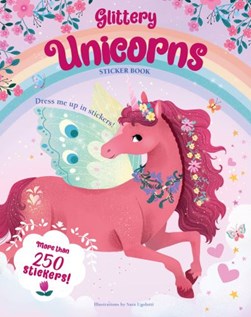 Glittery Unicorns Sticker Book by Sara Ugolotti